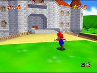 une photo d'Ã©cran de Super Mario 64 sur Nintendo 64